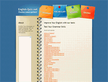 Tablet Screenshot of english-quiz.net